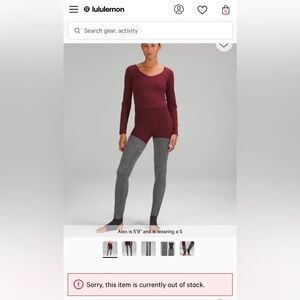 Lululemon Gray Knit Leg Warmers